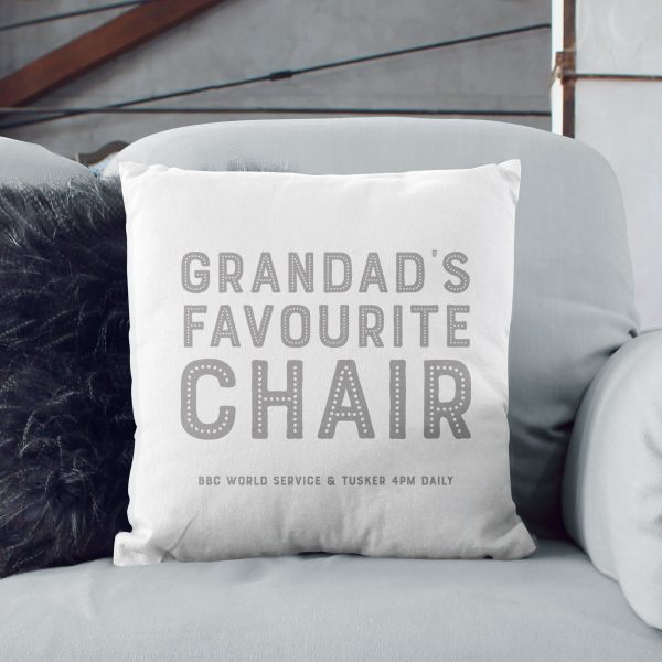 Personalised Father's Day 'Spot' Cushion - Various Colours