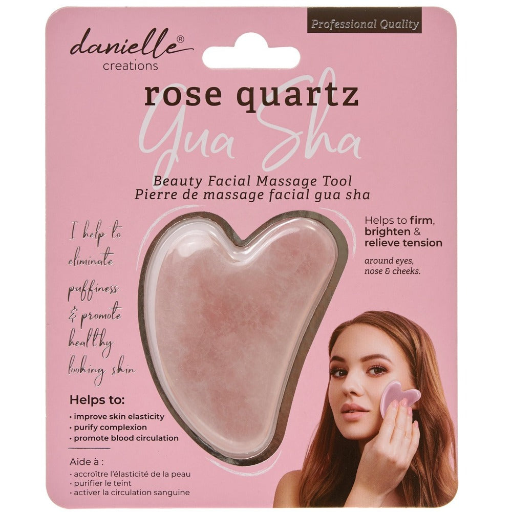 Rose quartz facial massager offers