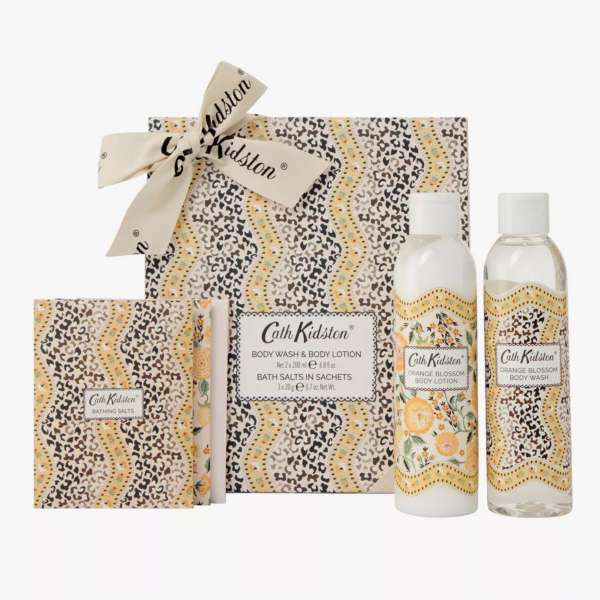 cath kidston bathing gift set leopard