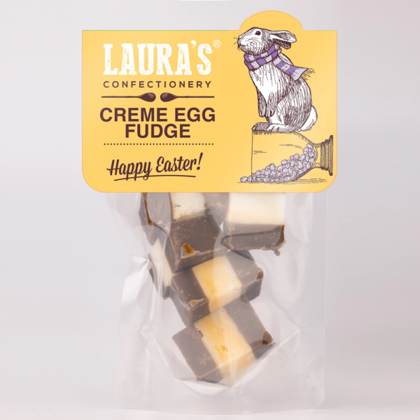 Easter creme egg fudge