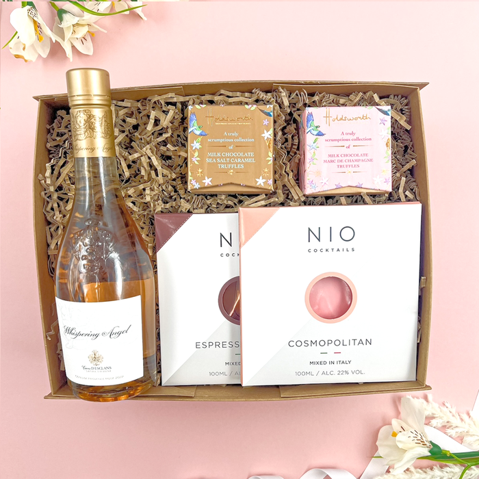 Whispering Angel Rose And Cocktails Gift Box