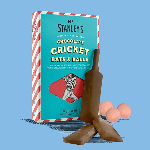 Mr Stanley's Milk Chocolate Cricket Bats & Balls