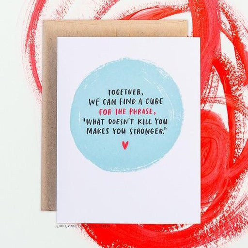 Emily McDowell - Empathy & Sympathy Card - Laughter is the Best Medicine -  Twang & Pearl